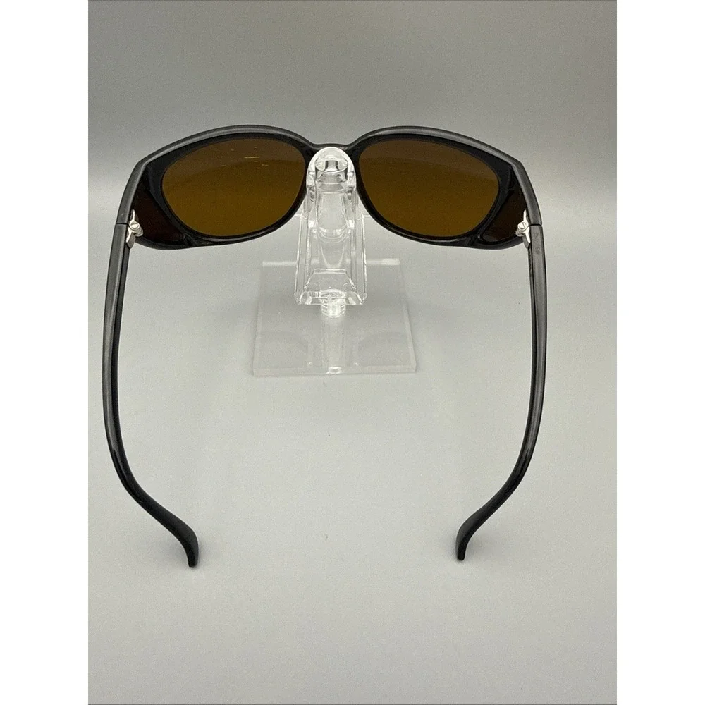 Vintage BOLLE ACRYLEX Sunglasses FRANCE BLACK Wrap CatEye Unisex RARE🔥Polarized